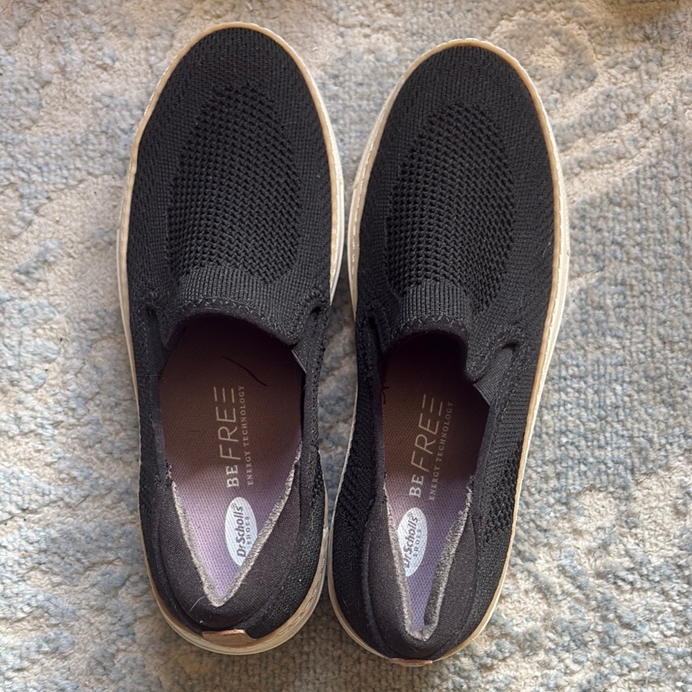 Dr. Scholl's Black Loafers Slip-On Comfort